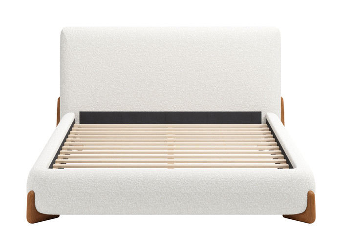 Zuo Modern Baris Queen Bed Ivory