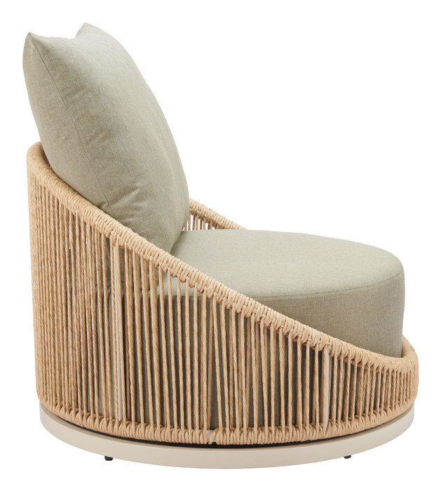 Zuo Modern Cabana Swivel Chair Multicolor