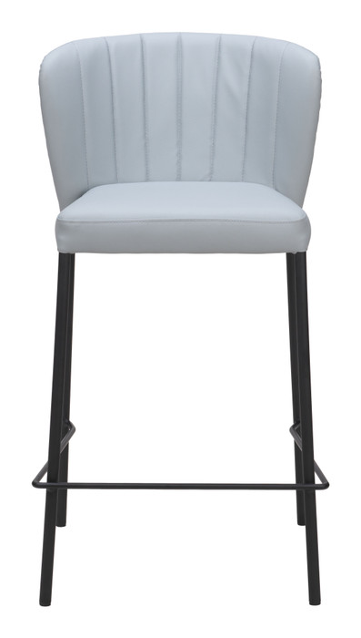 Zuo Modern Linz Counter Stool (Set of 2) Gray