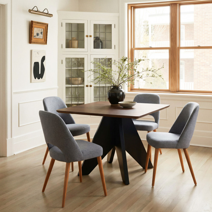 Zuo Modern Leith Dining Chair (Set of 2) Gray