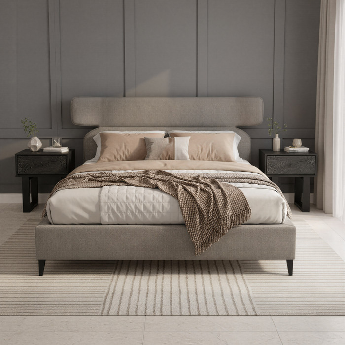 Zuo Modern Dusa King Bed Olive Brown