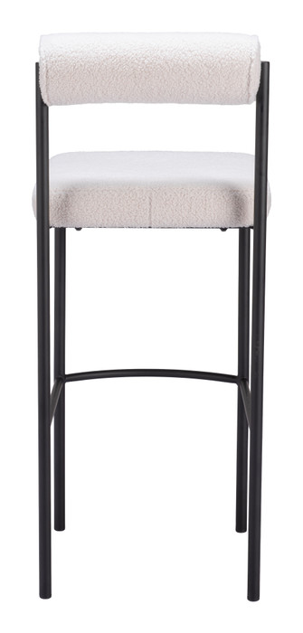 Zuo Modern Livorno Barstool (Set of 2) Ivory