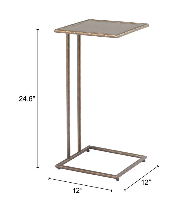 Zuo Modern Ringen Side Table Bronze