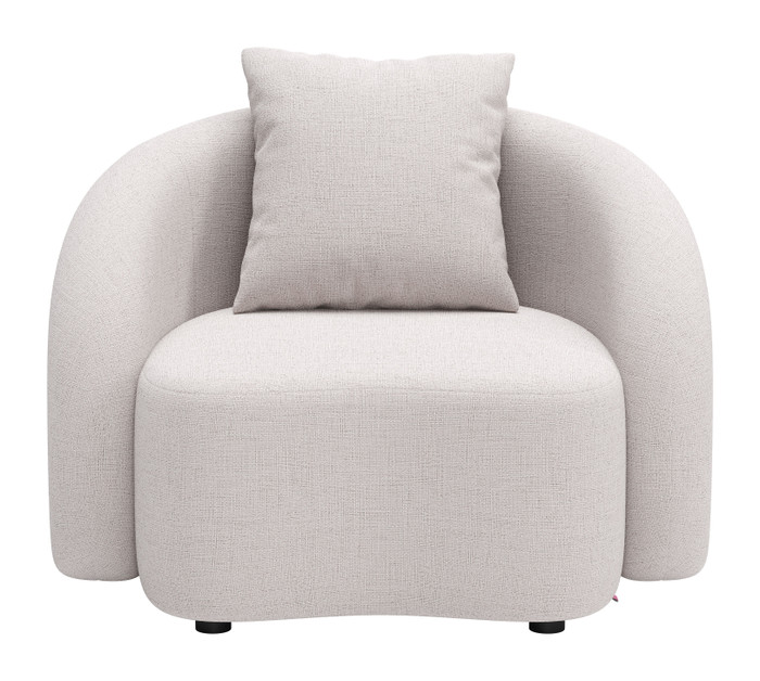Zuo Modern Sunny Isles Accent Chair Beige