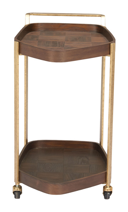 Zuo Modern Stela Bar Cart Walnut