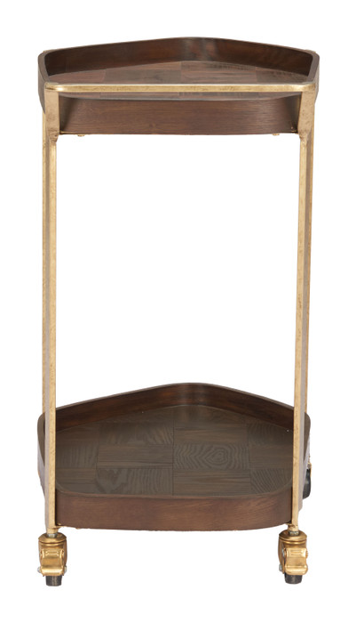 Zuo Modern Stela Bar Cart Walnut