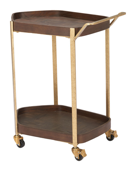 Zuo Modern Stela Bar Cart Walnut