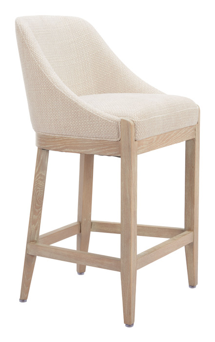 Zuo Modern Calmo Counter Stool Beige