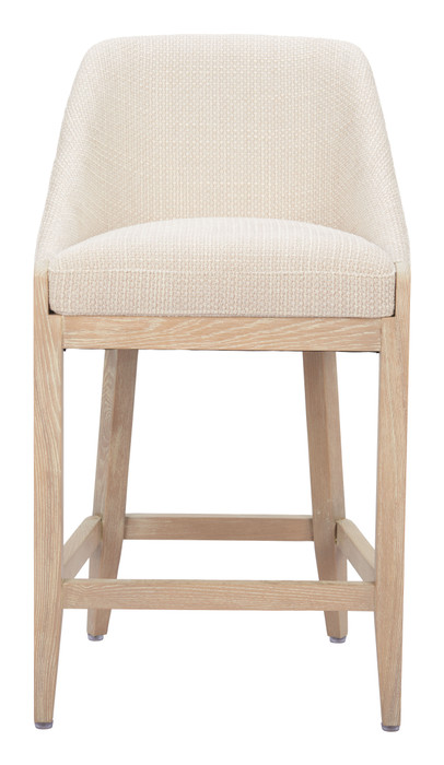 Zuo Modern Calmo Counter Stool Beige