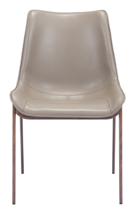 Zuo Modern Magnus Dining Chair (Set of 2) Brown & Walnut