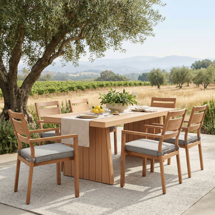 Zuo Modern Nimone Dining Table Natural