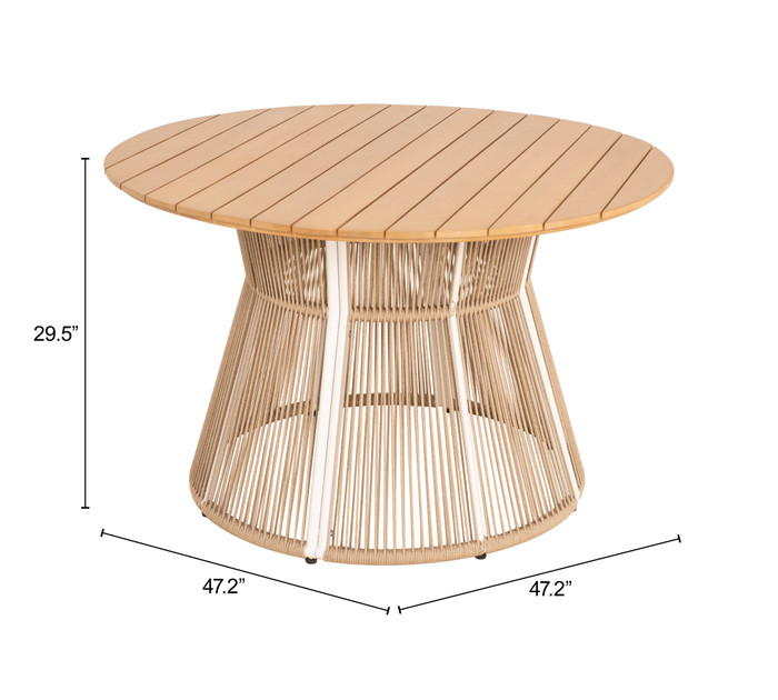 Zuo Modern Toge Dining Table Natural