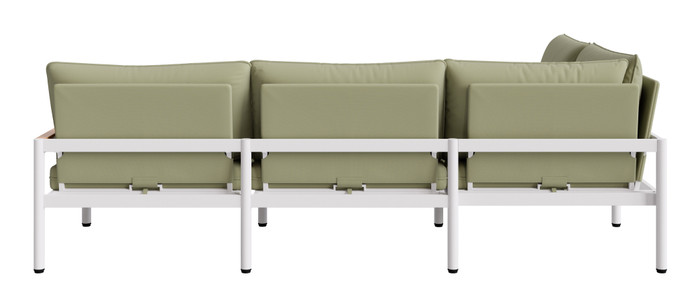 Zuo Modern Lychee Modular Sectional Green
