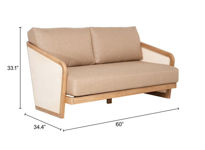 Zuo Modern Sakina Sofa Brown