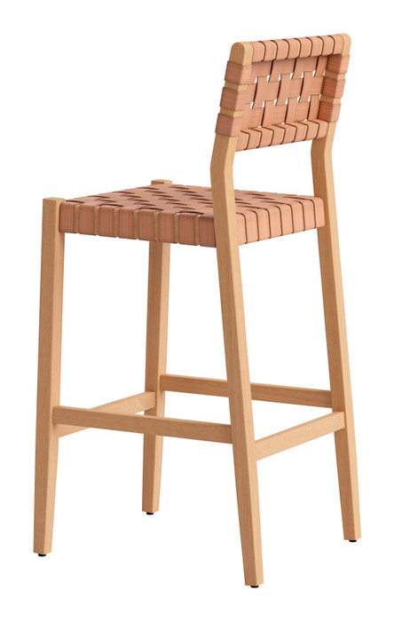 Zuo Modern Mizuya Barstool Brown