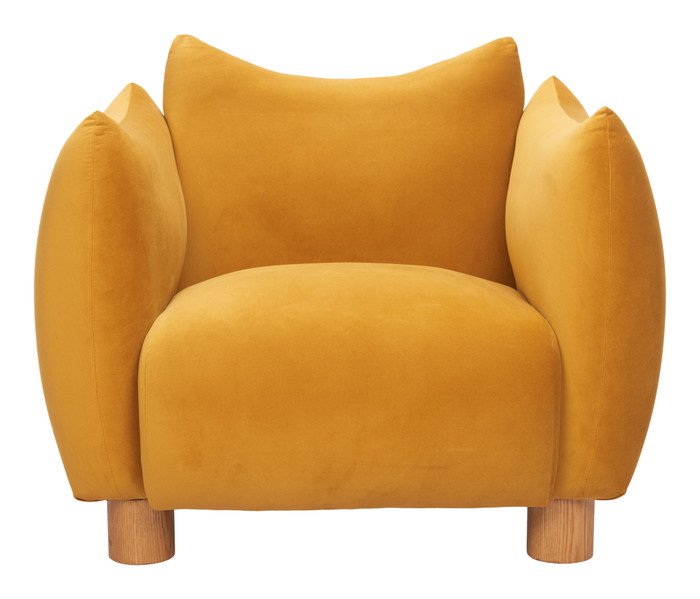 Zuo Modern Meia Accent Chair Mustard