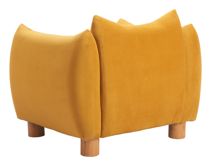 Zuo Modern Meia Accent Chair Mustard