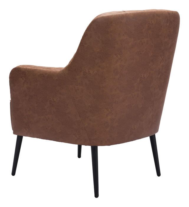Zuo Modern Tasmania Accent Chair Vintage Brown