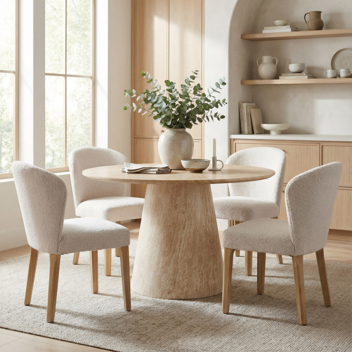 Zuo Modern Mondstein Dining Chair (Set of 2) Ivory