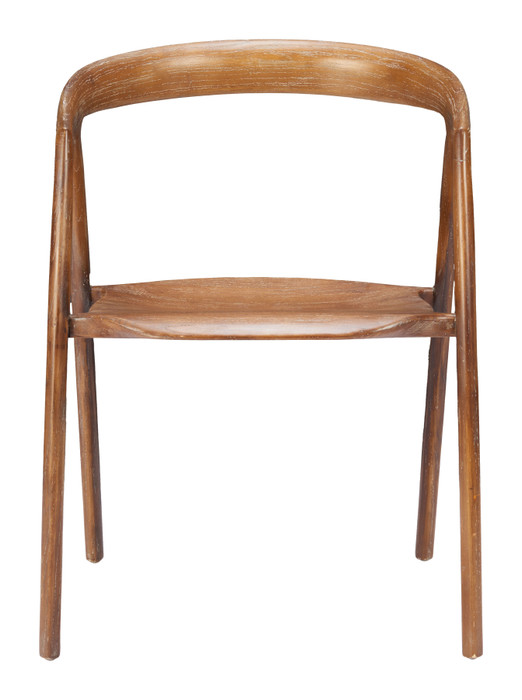 Zuo Modern Ziran Dining Chair (Set of 2) Walnut