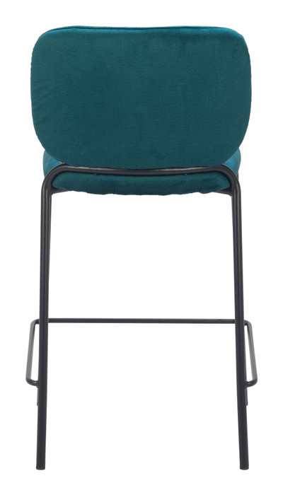 Zuo Modern Plat Counter Stool (Set of 2) Green