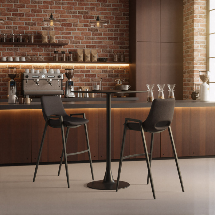 Zuo Modern Desi Barstool (Set of 2) Black
