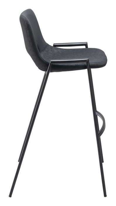 Zuo Modern Desi Barstool (Set of 2) Black