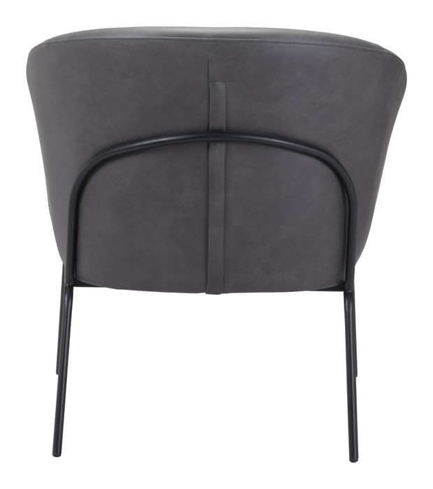 Zuo Modern Quinten Accent Chair Vintage Gray