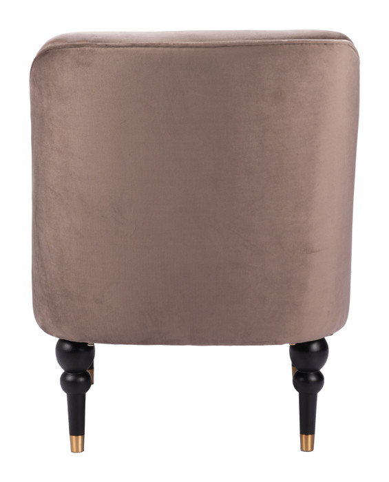 Zuo Modern Bintulu Accent Chair Taupe