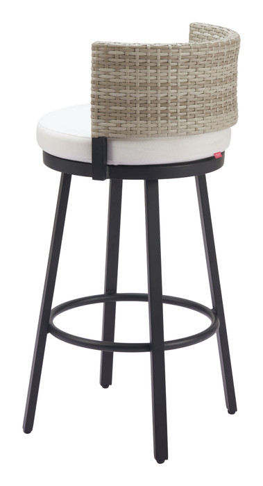 Zuo Modern Midnight Wave Barstool White