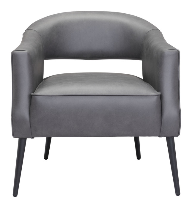 Zuo Modern Berkeley Accent Chair Vintage Gray