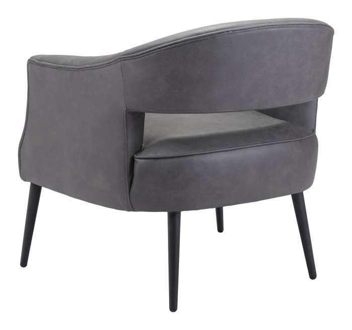 Zuo Modern Berkeley Accent Chair Vintage Gray
