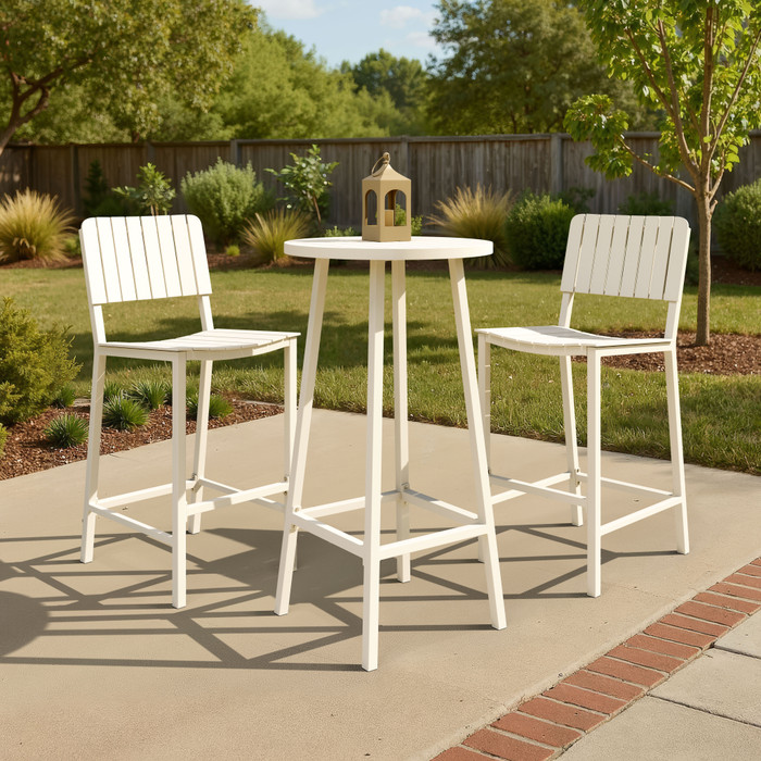 Zuo Modern Kayu Barstool White