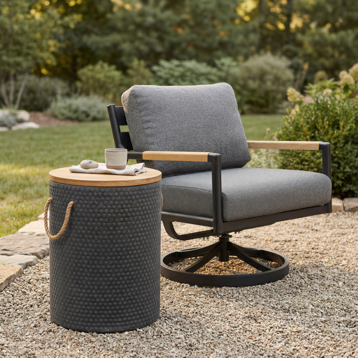 Zuo Modern Beban Side Table Natural & Black