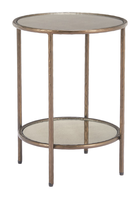 Zuo Modern Anelli Side Table Bronze