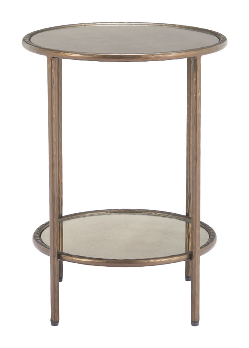 Zuo Modern Anelli Side Table Bronze