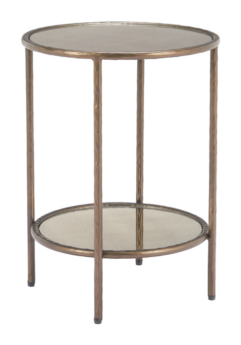 Zuo Modern Anelli Side Table Bronze