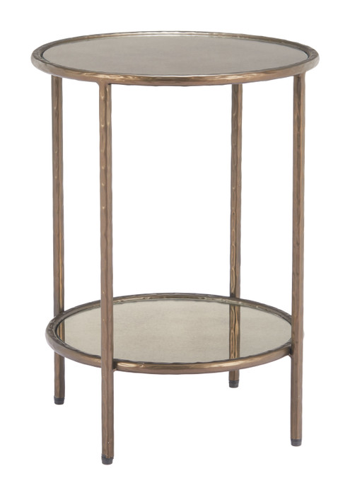 Zuo Modern Anelli Side Table Bronze