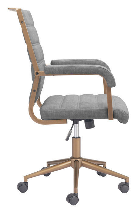 Zuo Modern Auction Office Chair Gray