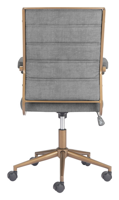 Zuo Modern Auction Office Chair Gray
