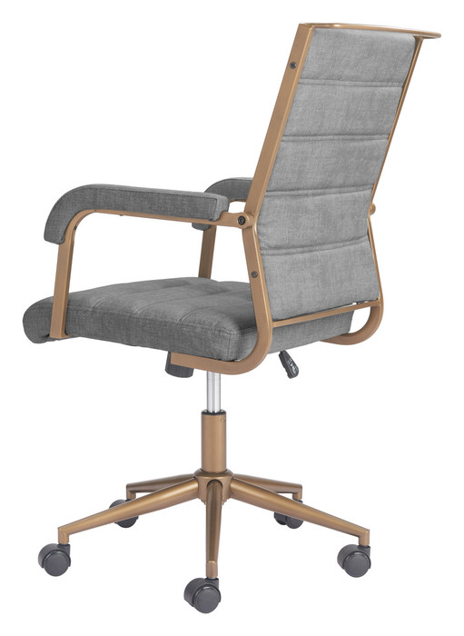 Zuo Modern Auction Office Chair Gray