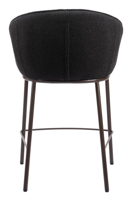 Zuo Modern Essen Counter Stool Black & Bronze