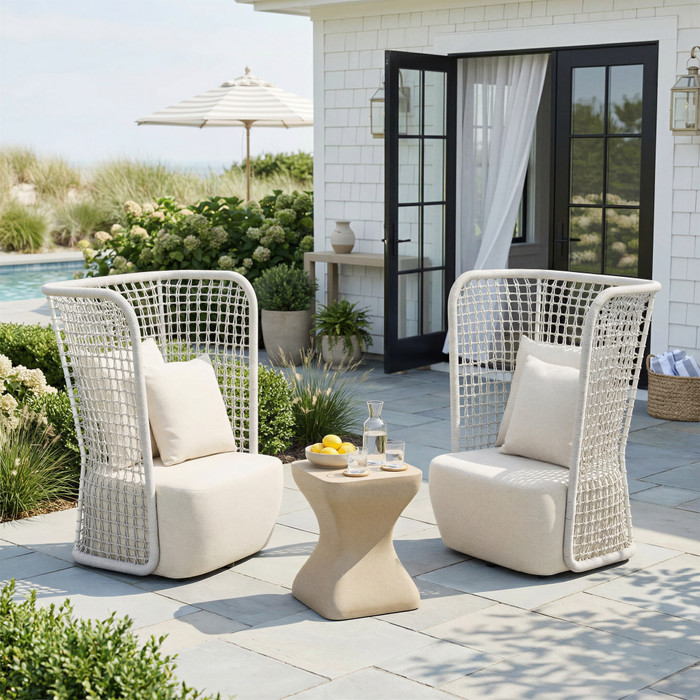 Zuo Modern Hudu Accent Chair Beige