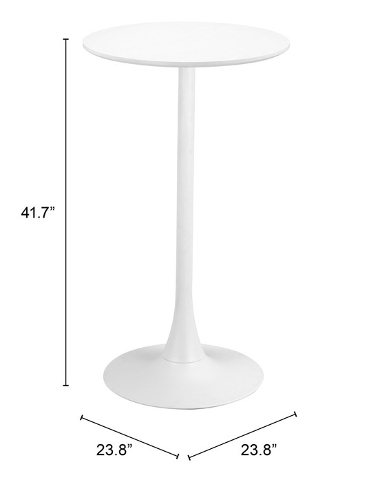 Zuo Modern Auray Bar Table White