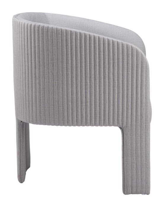 Zuo Modern Hull Accent Chair Slate Gray