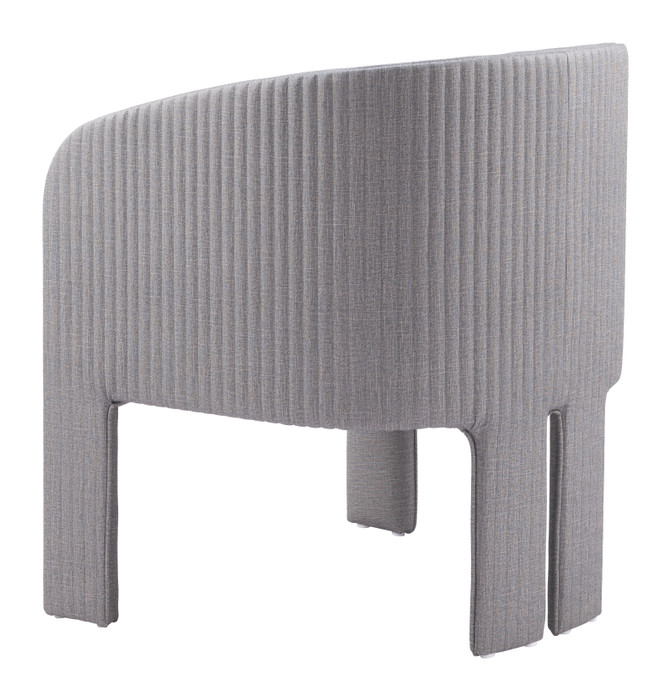 Zuo Modern Hull Accent Chair Slate Gray