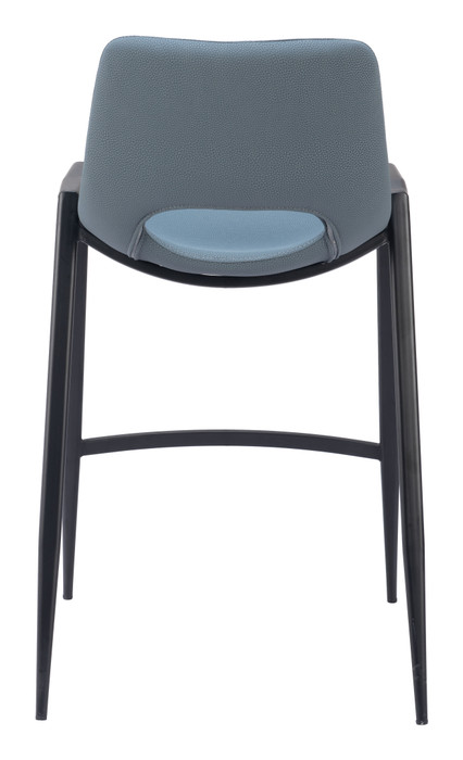 Zuo Modern Desi Counter Stool (Set of 2) Azure Gray