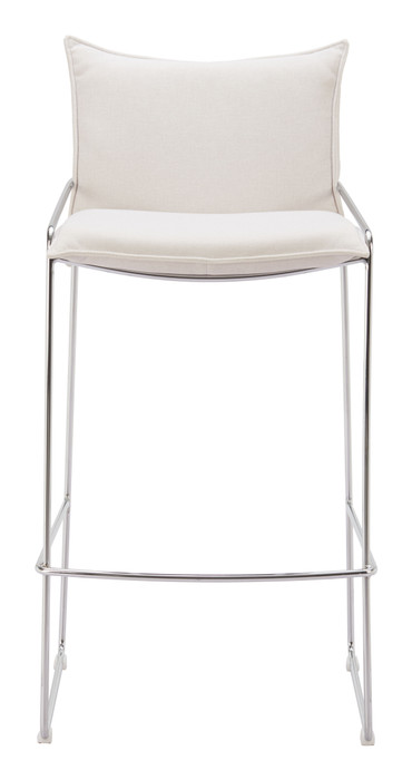 Zuo Modern Pola Barstool White