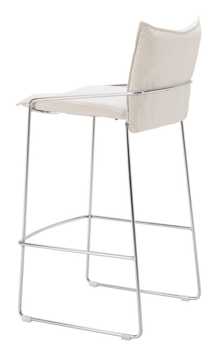 Zuo Modern Pola Barstool White