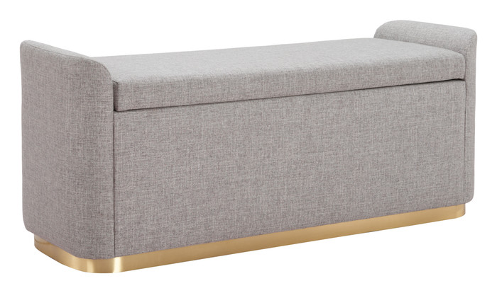 Zuo Modern Dobo Storage Bench Gray